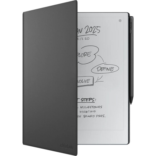Tweedekans reMarkable 2 Book Folio Zwart Leer Tweedehands