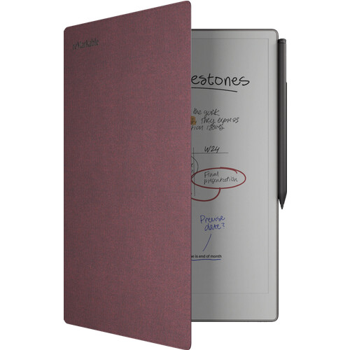 Tweedekans reMarkable Paper Pro Mosaic Weave Book Folio Rood Tweedehands