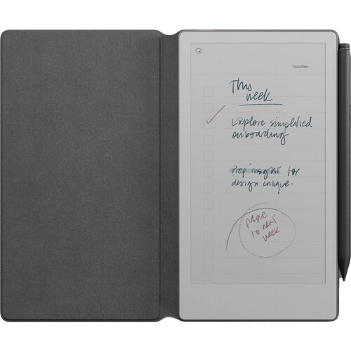 Tweedekans reMarkable Paper Pro Move Book Folio Zwart Leer Tweedehands
