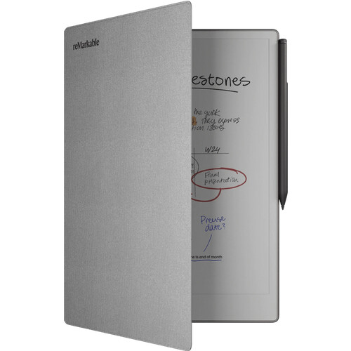 Tweedekans reMarkable Paper Pro Polymer Weave Book Folio Grijs Tweedehands