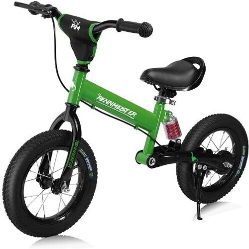 Tweedekans Rennmeister Loopfiets in Hoogte Verstelbaar 2-5 Jaar Groen Tweedehands