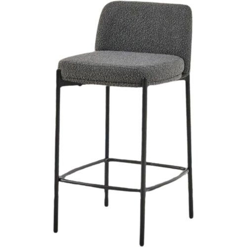 Tweedekans Rousseau Barstoel Ella - Set van 2 - H85 x B37 x D42 cm - Grijs Tweedehands
