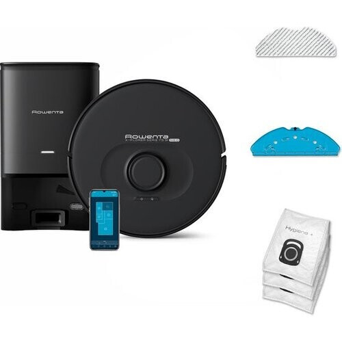 Tweedekans Rowenta X-Plorer RR85E3WH - robotstofzuiger - Stofzak - Zwart Tweedehands