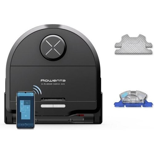 Tweedekans Rowenta X-Plorer Serie 220 RR9465 - Robotstofzuiger Tweedehands