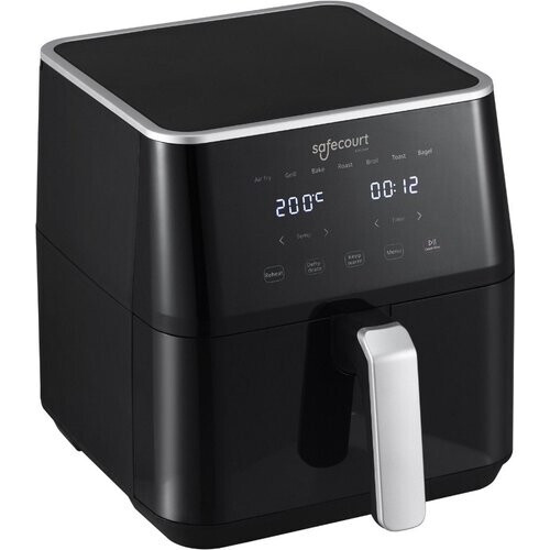 Tweedekans Safecourt Kitchen Airfryer - Heteluchtfriteuse - 1700W - 5L Inhoud - 40ºC tot 200ºC - Zwart Tweedehands