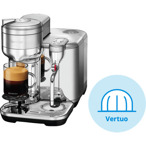 Tweedekans Sage Nespresso Vertuo Creatista SVE850BSS4EBL1 Brushed Stainless Steel Tweedehands