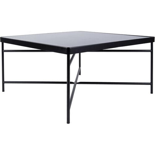 Tweedekans Salontafel Smooth - Bijzettafel - Vierkant - Mat Zwart - 80x80x40cm Tweedehands