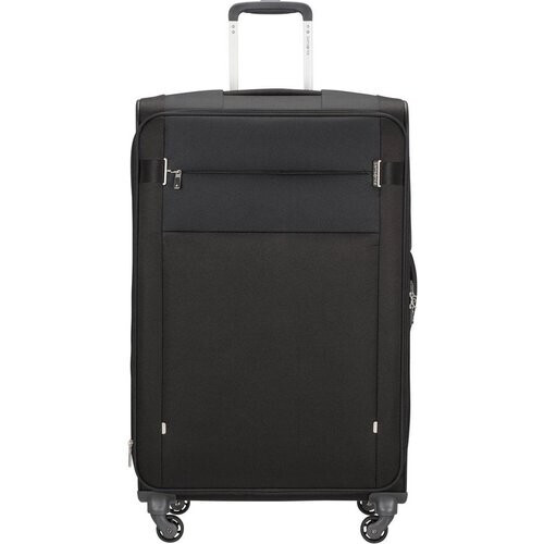 Tweedekans Samsonite Citybeat Spinner Reiskoffer – Uitbreidbaar – Large – 78 cm – Zwart Tweedehands