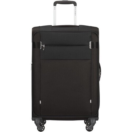 Tweedekans Samsonite Citybeat Spinner Reiskoffer – Uitbreidbaar – Medium – 66 cm – Zwart Tweedehands