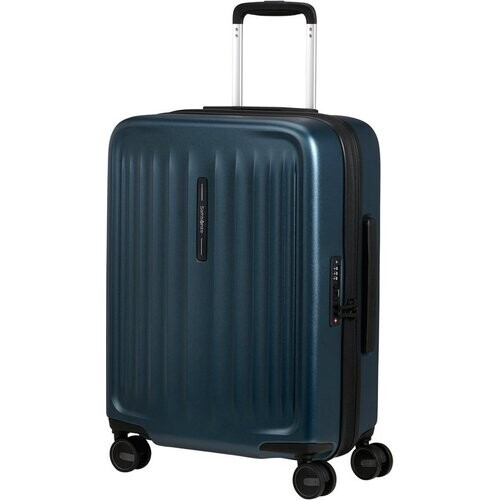 Tweedekans Samsonite Koffer - Fyrm spinner 55/20 handbagage - uitbreidbaar - Steel Blue - 2.6 kg - 46l Tweedehands