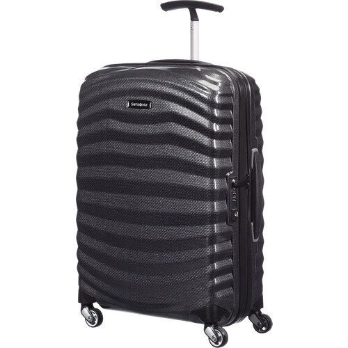 Tweedekans Samsonite Lite-Shock Spinner 55cm Black Tweedehands