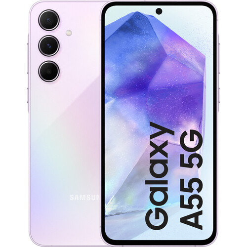 Tweedekans Samsung Galaxy A55 128GB Paars 5G Tweedehands