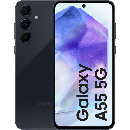 Tweedekans Samsung Galaxy A55 256GB Donkerblauw 5G Tweedehands