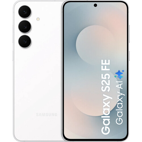 Tweedekans Samsung Galaxy S25 FE 128GB Wit 5G Tweedehands