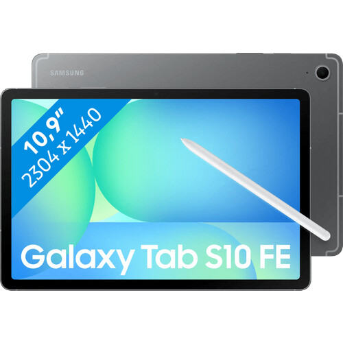 Tweedekans Samsung Galaxy Tab S10 FE 10,9 inch 128GB Wifi + 5G Grijs Enterprise Edition Tweedehands