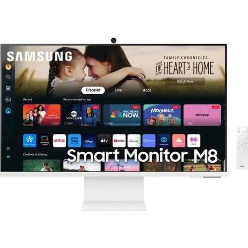 Tweedekans Samsung Smart M8 LS32DM801UUXEN - 4K Smart Monitor - Apple AirPlay - Tizen - Wi-Fi - 32 Inch Tweedehands