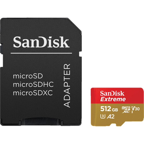 Tweedekans SanDisk MicroSDXC Extreme 512GB 130MB/s Tweedehands