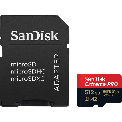 Tweedekans SanDisk MicroSDXC Extreme Pro 512GB 140MB/s Tweedehands
