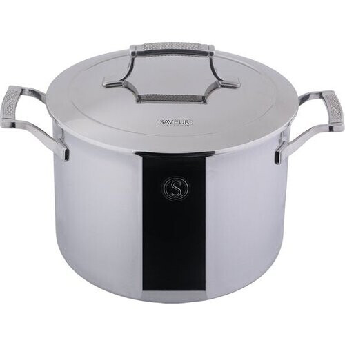 Tweedekans Saveur Voyage Kookpan – Ø25 cm – Tri-Ply RVS – PFAS-vrij – Inductie – Ovenbestendig Tweedehands