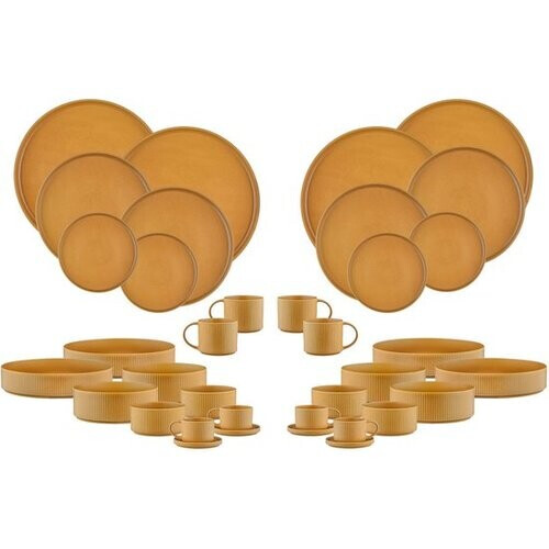 Tweedekans SCANDI Compleet Servies - 36 stuks - Oker Tweedehands