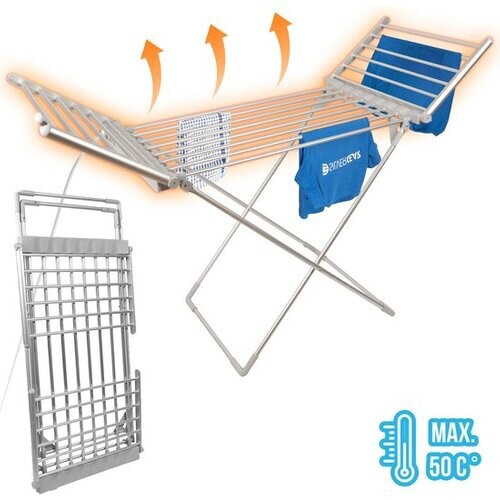 Tweedekans SIlvergear Elektrisch Droogrek - Verwarming - 147 x 54 x 94 cm - Wit Tweedehands