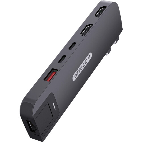 Tweedekans Sitecom MacBook Pro Multiport Hub 6 in 2 Zwart Tweedehands