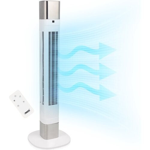 Tweedekans Slimme Torenventilator – Bladloos – Met App & Afstandsbediening – Timer – Energiezuinig – Princess 358275 – Wit Tweedehands