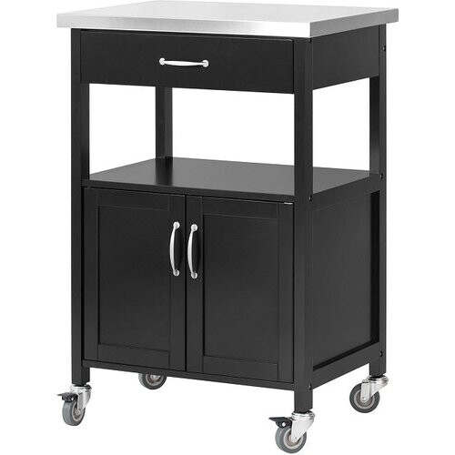 Tweedekans SoBuy Keukentrolley - 60 x 44,5 x 91cm - zwart Tweedehands