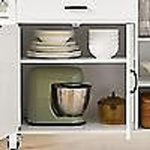 Tweedekans SoBuy Keukentrolley met Werkblad - Max. 75 kg - 108 x 89 x 48 cm - Wit Tweedehands