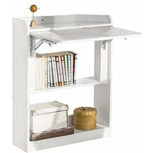 Tweedekans SoBuy Opvouwbaar Bureau - Max. 35 kg - 64 x 58 x 82 cm - Wit Tweedehands