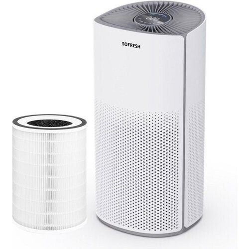 Tweedekans Sofresh luchtreiniger met app - 30 m² - Automatische stand + 6-in-1 filtersysteem - Luchtkwaliteitsindicator - Ionisator - UV - Luchtfilter - Air purifier met HEPA-filter Tweedehands