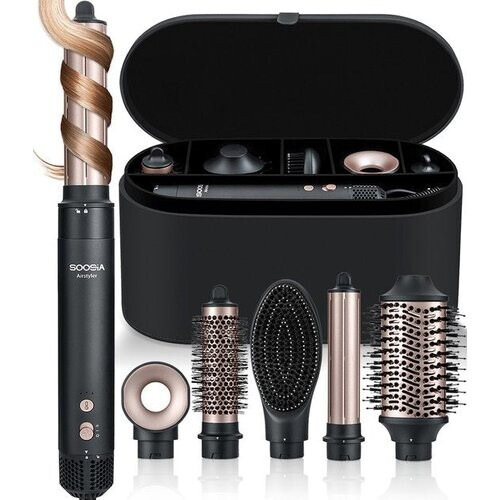 Tweedekans Soosia 6-in-1 Airstyler - Föhn & Krultang - Haardroger - Multistyler - Föhnborstel & Krulborstel - Hairwrap Tweedehands