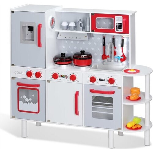 Tweedekans Spielwerk Houten Speelkeuken Junior Chef - Interactief Realistisch - 38 delig