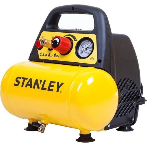 Tweedekans STANLEY DN200/8/6 Luchtcompressor 8 bar Olievrij Tweedehands