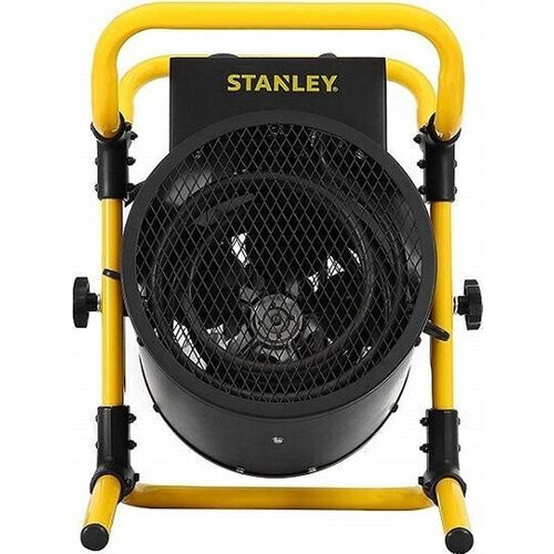 Tweedekans Stanley Werkplaatskachel ST-305-231-E - tot 50m2 - Ook Koude Lucht Ventilator - Zwart/ Geel Tweedehands