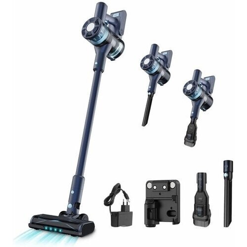 Tweedekans Steelstofzuiger Draadloos CleanDetect Lite 250W - Draadloze stofzuiger - 2 Opzetstukken - Zonder zak op accu - Samako Tweedehands