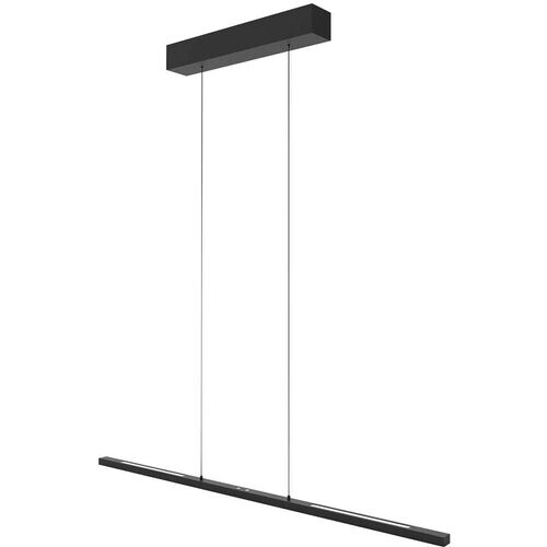 Tweedekans Steinhauer Bande LED Hanglamp – Zwart Metaal – Designlamp met Boven- en Onderlicht – Verstelbaar – Modern & Functioneel – 3-Lichts – 3800 Lumen Tweedehands