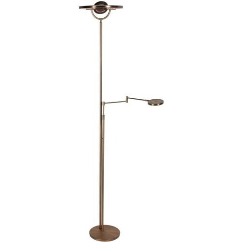 Tweedekans Steinhauer Exclusive - vloerlamp - Soleil2 - brons - kunststof metaal - Ø 32cm - LED - 4386BR Tweedehands