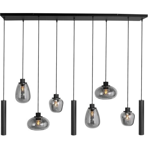 Tweedekans Steinhauer - hanglamp - Reflexion - zwart - glas metaal - design lamp - E27_GU10 - 3796ZW Tweedehands