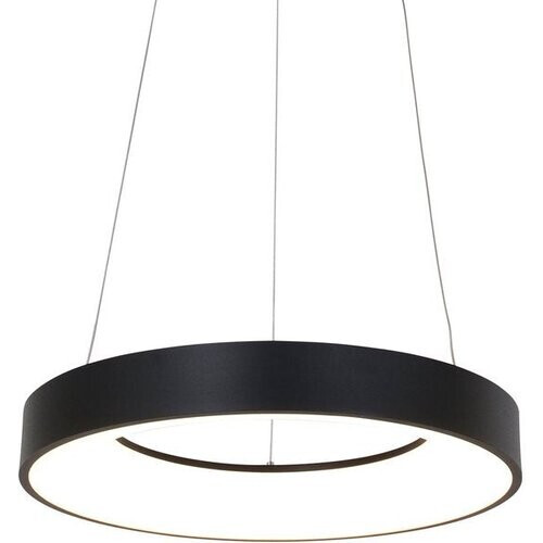 Tweedekans Steinhauer Ringlede Hanglamp - Rond - Verstelbaar - 48cm - Zwart Tweedehands