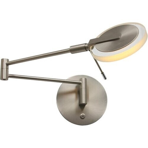 Tweedekans Steinhauer Turound LED - Wandlamp Modern - Staal - H:17cm - Ø:14cm - Universeel - Voor Binnen - Metaal - Wandlampen - Slaapkamer - Woonkamer Tweedehands