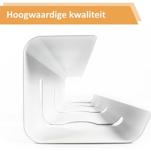 Tweedekans Stilemo Kabelgoot Bureau - Cable Management - Kabelhouder 43 CM - Kabel Organiser 5 KG Draagkracht - Wit Tweedehands