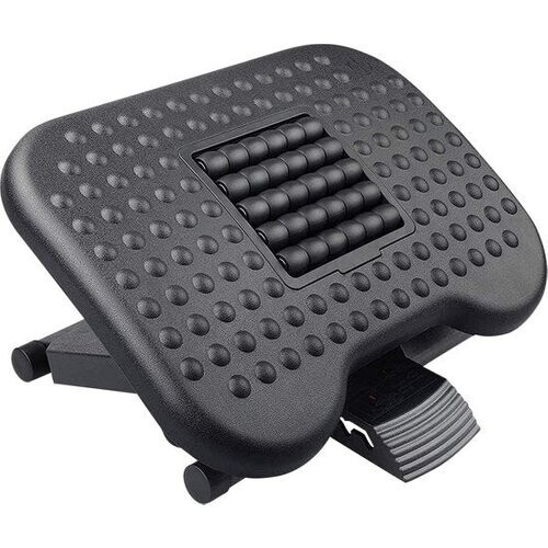 Tweedekans Strex Voetensteun Ergonomisch met Massagerollers - Verstelbaar - Anti-Slip - Voeten Steun Bureau Tweedehands