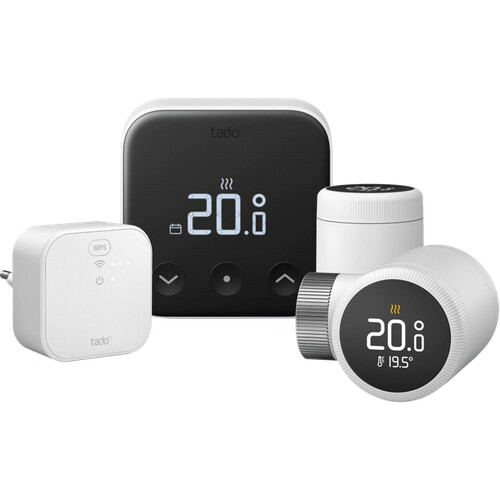 Tweedekans Tado Slimme Thermostaat X startpakket + 2 radiatorknoppen Tweedehands