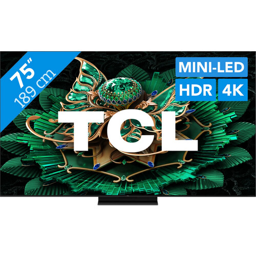 Tweedekans TCL 75" QD Mini-led C71K 4K (2025) Tweedehands