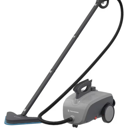 Tweedekans Techweise - TS1 Stoomreiniger - 21 Accessoires - 1500W - 45 Min Stoomtijd - 3.6 Bar Druk - 100°C - 40 x 28.2 x 33.5 cm - Kunststof/Metaal - Grijs/Zwart Tweedehands