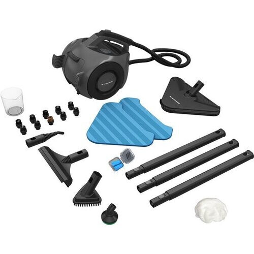 Tweedekans Techweise – TS2 Performance Stoomreiniger – 1,6 l & 1800 W – Voorzien Van 26 Accessoires En 4 Bar Stoomdruk – Voor Deep-clean En Desinfectie – Geel Kunststof Tweedehands