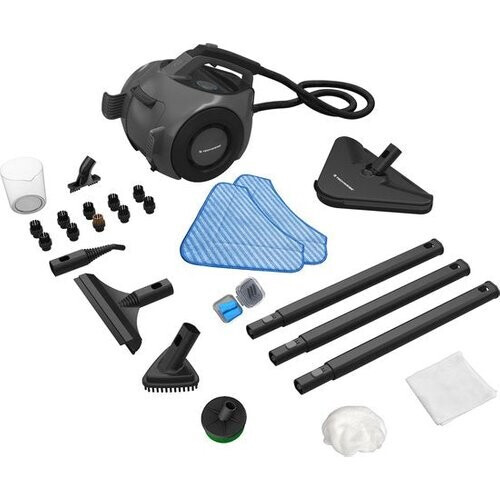 Tweedekans Techweise TS2 - Stoomreiniger - 4 Bar 1800 W - 26 accessoires - Vloer, badkamer en meer - 50 min stomen Tweedehands