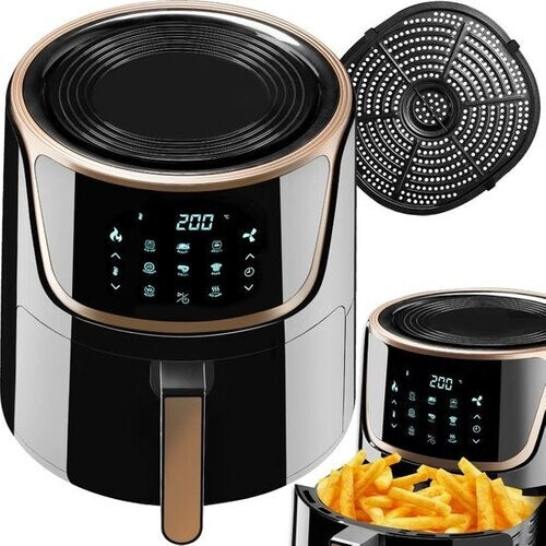 Tweedekans Tectake - Airfryer Mika 8,5 l - heteluchtfriteuse, friteuse - touchscreen - 8,5 L - 404214 Tweedehands