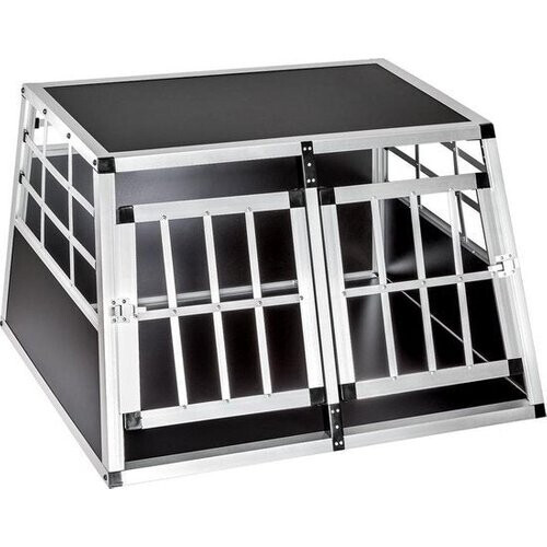 Tweedekans Tectake Autobench - Hondenbench - 89 x 69 x 50 cm Tweedehands